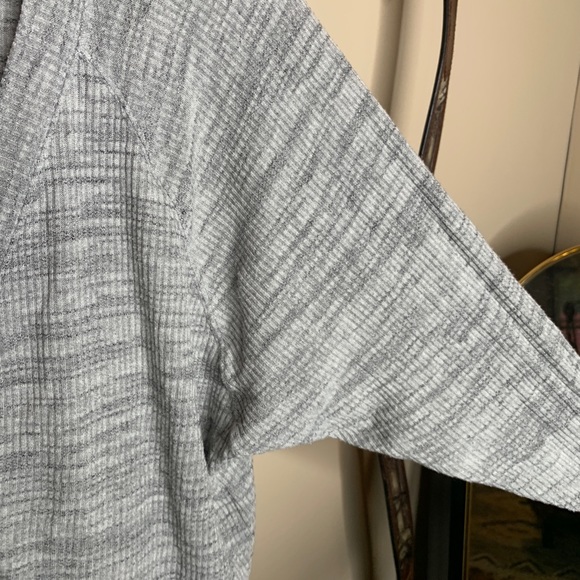 Free People Heathered Gray Button Down Cardigan - Picture 4 of 5